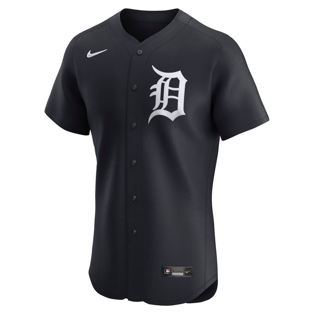 Detroit Tigers Nike White Home Elite Jersey