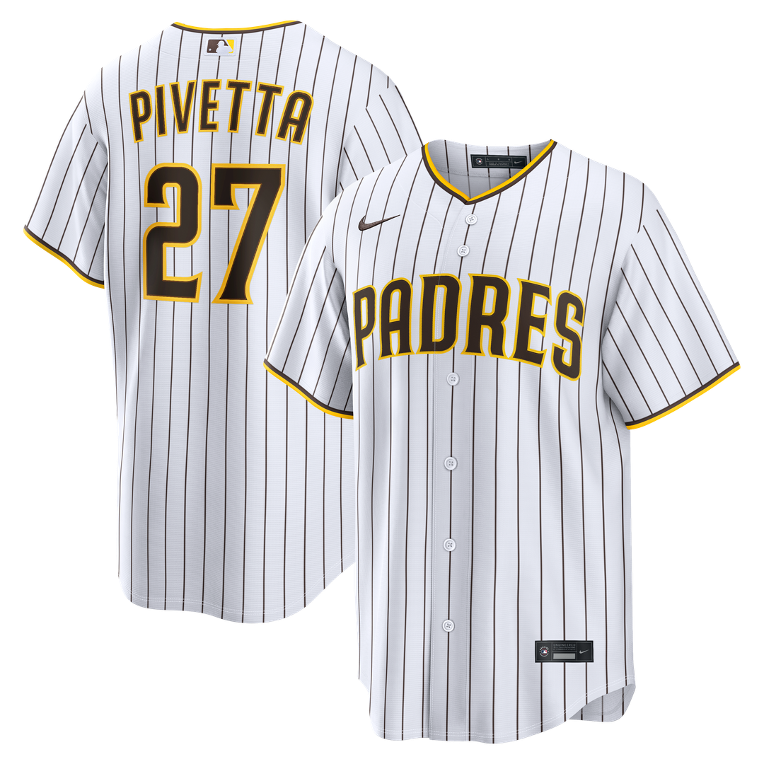 San Diego Padres Nick Pivetta Nike White Home Replica Jersey