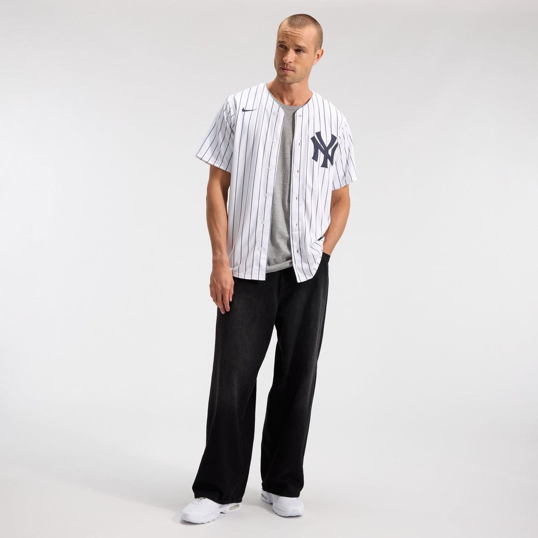 New York Yankees Nike White Home Replica Team Jersey
