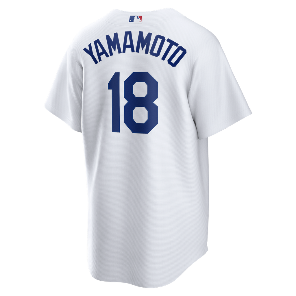 Los Angeles Dodgers Yoshinobu Yamamoto Nike White Home Replica Jersey