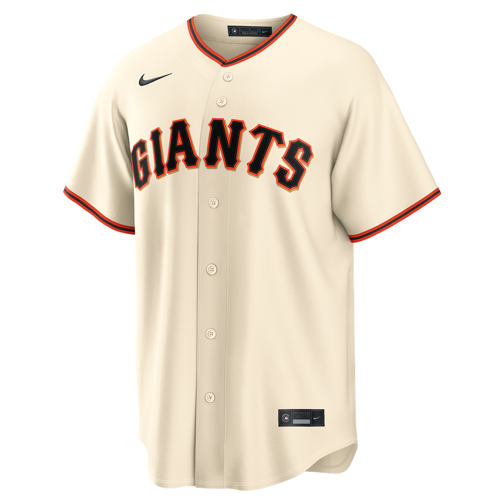 San Francisco Giants Bryce Eldridge Nike Cream Home Replica Jersey
