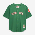 Boston Red Sox David Ortiz Mitchell & Ness Kelly Green Big & Tall Cooperstown Collection Mesh Batting Practice Jersey