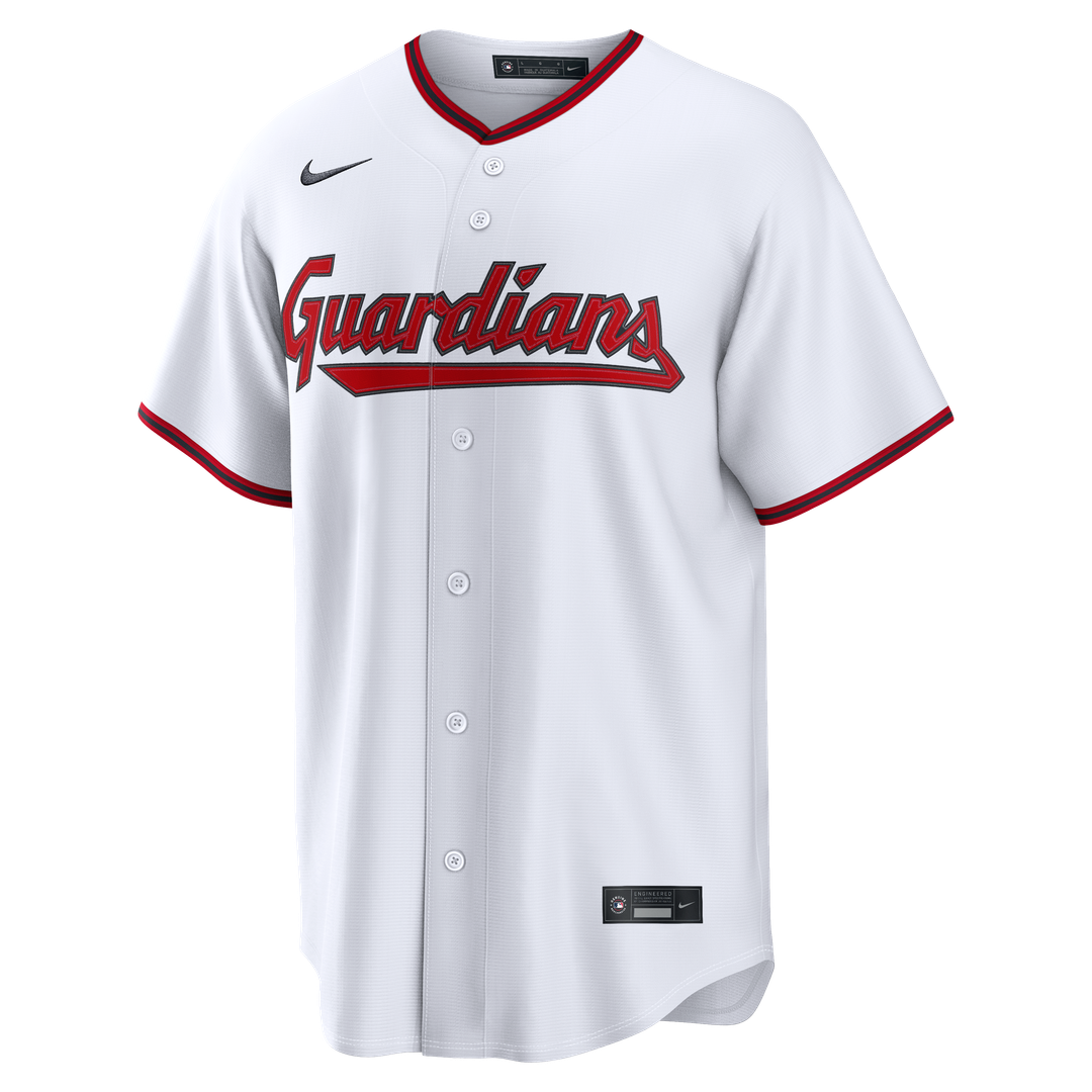 Cleveland Guardians Nike White Home Replica Custom Jersey