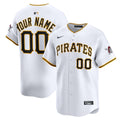 Pittsburgh Pirates Nike White Home Limited Custom Jersey