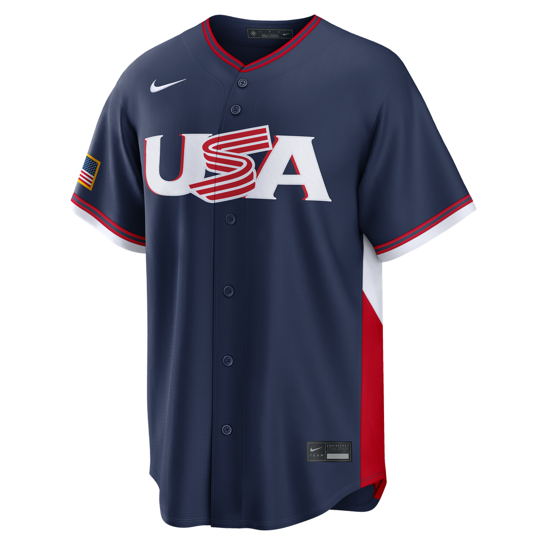USA Baseball Alex Bregman Nike White 2026 World Baseball Classic Home Stadium Jersey