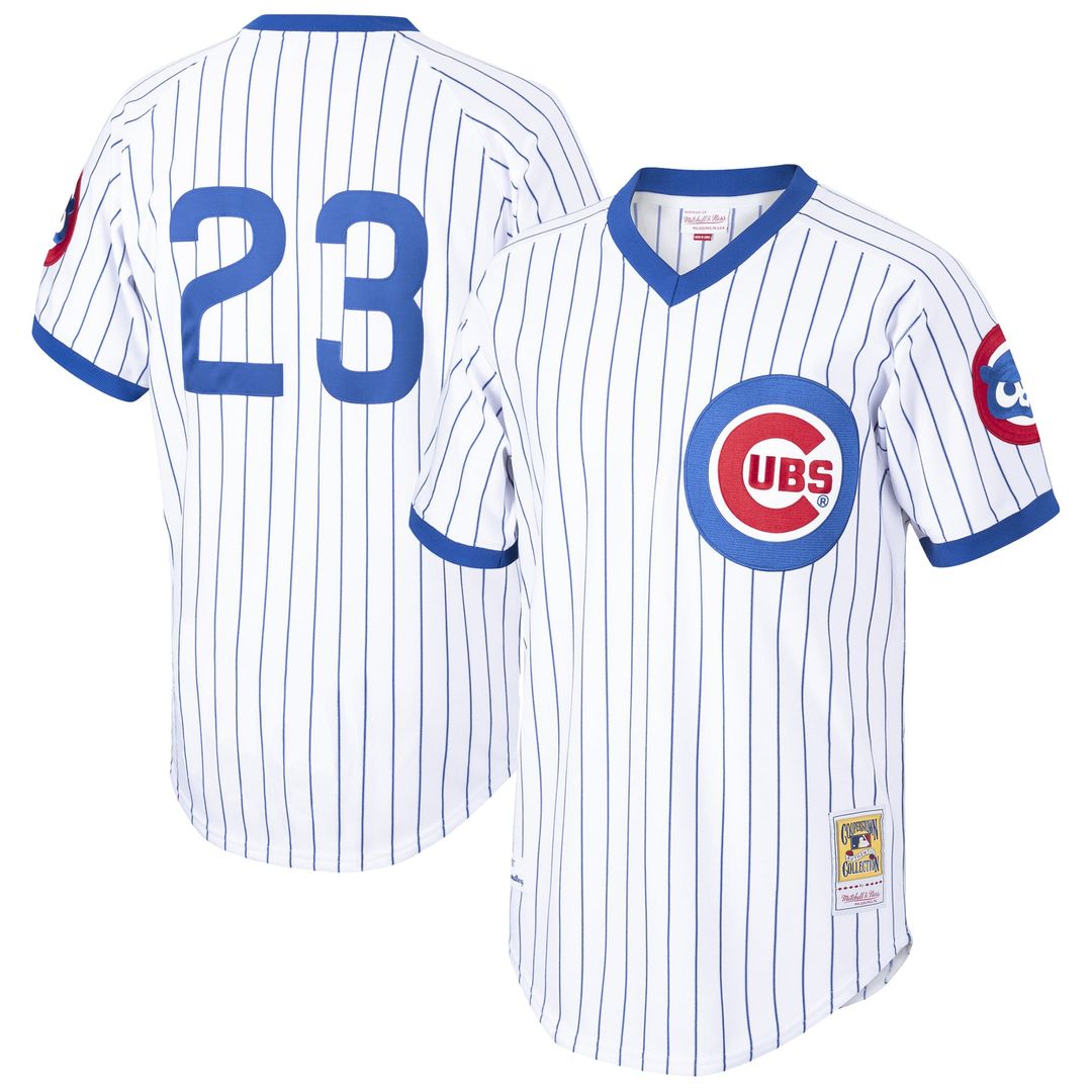 Chicago Cubs Ryne Sandberg White Cooperstown Collection 1987 Authentic Player Jersey
