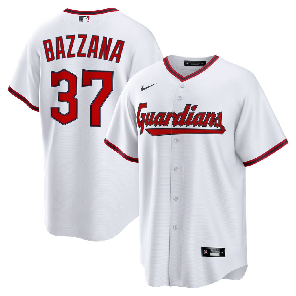 Cleveland Guardians Travis Bazzana Nike White Home Replica Jersey