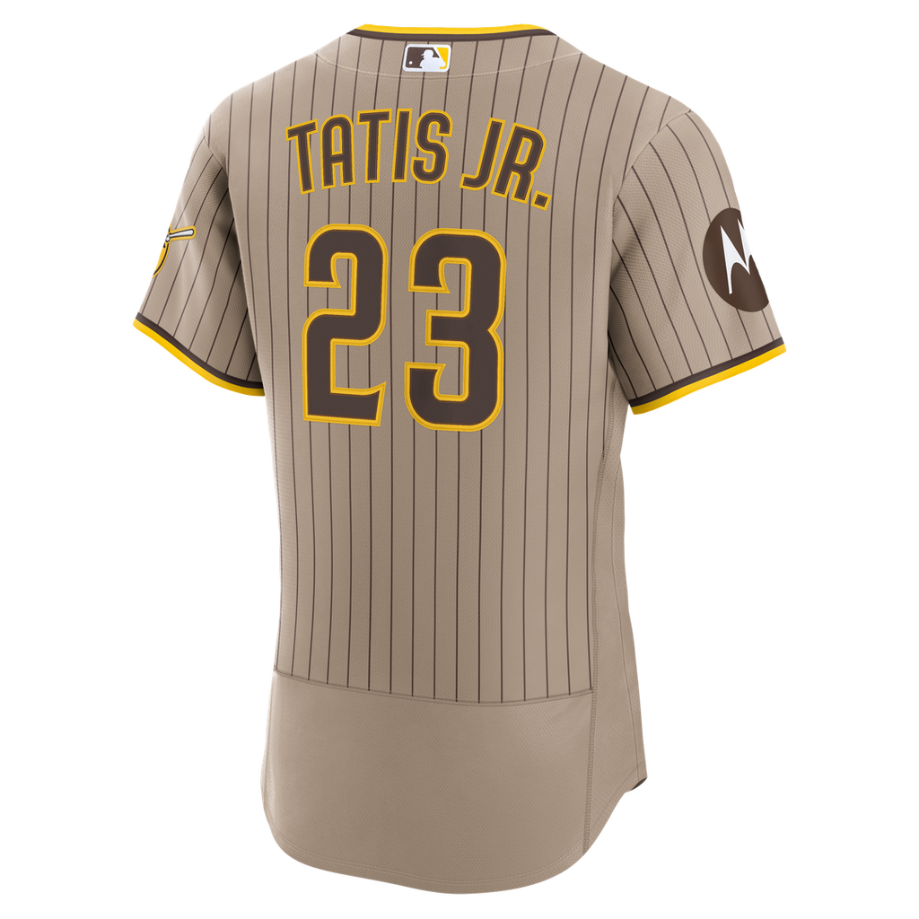 San Diego Padres Fernando Tatis Jr. Nike White Home Authentic Sponsor Patch Jersey