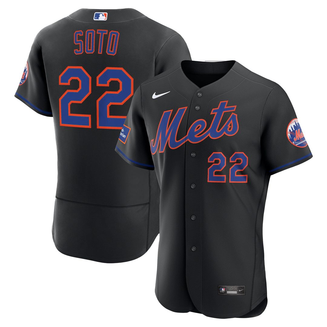 New York Mets Juan Soto Nike White Home Authentic Sponsor Patch Jersey