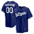 Los Angeles Dodgers Nike Royal Alternate Replica Custom Jersey